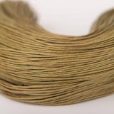 Baumwollkordeln gewachst 1 mm, Farbe 14 khaki