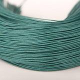 Baumwollkordeln gewachst 1 mm, Farbe 21 teal