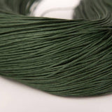 Baumwollkordeln gewachst 1 mm, Farbe 19 tannengrün