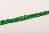 Glasschliffperlen feuerpoliert 4mm, Farbe B63 Green
