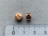 Metallperle "&", roségold