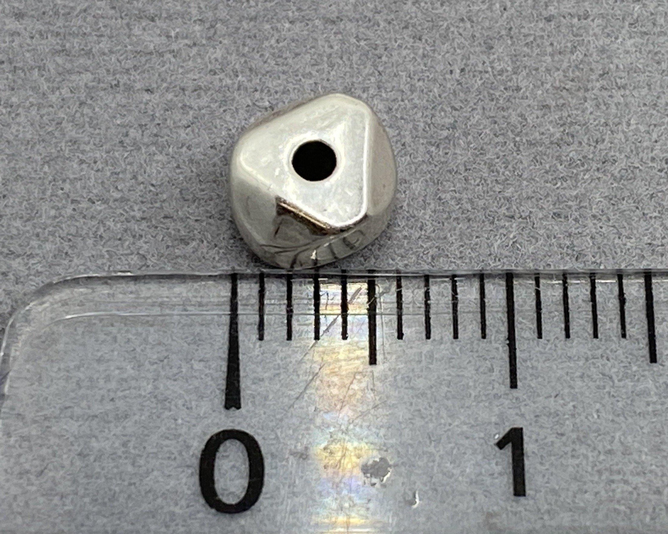 Metallperle 6.3 mm, antik silber (nickelfrei) - bead&more
