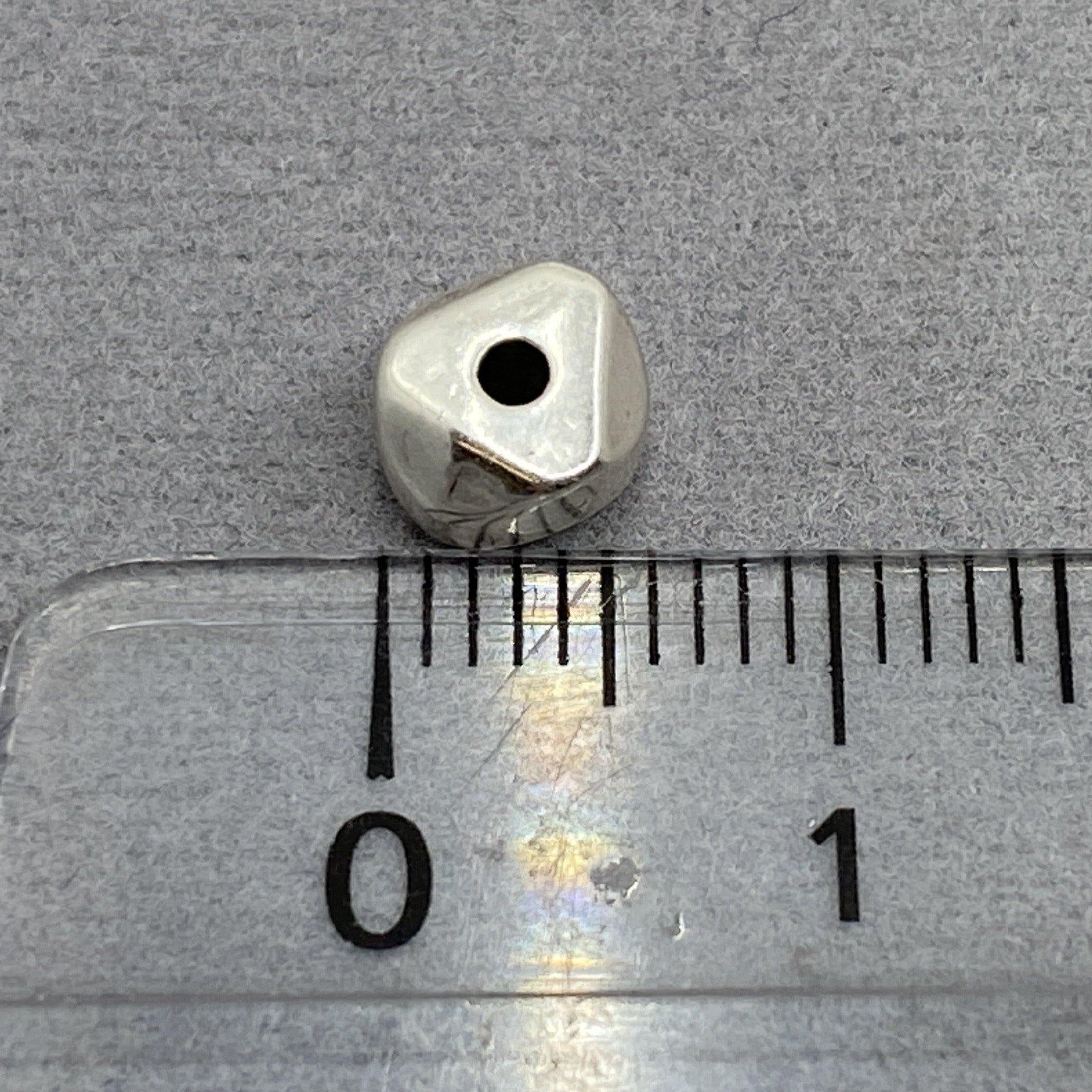 Metallperle 6.3 mm, antik silber (nickelfrei) - bead&more