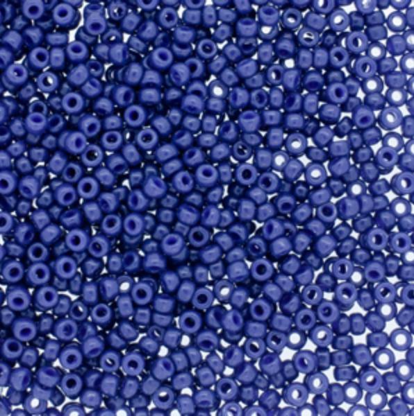 Miyuki 8/0 Round Seed Bead, Farbe Duracoat Opaque Navy Blue - bead&more