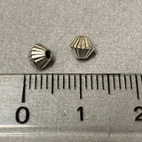 Metallperle "konisch", altsilber