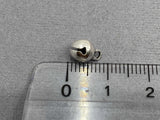 Anhänger Metall Glöckchen 6 mm, Farbe altsilber