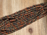 Aged Picasso Glasperlen 4 mm - Farbe Waimea Canyon Matte Mix