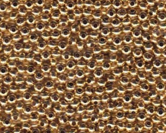 0 - Heavy Metal Seed Beads - 24k gold plated - bead&more