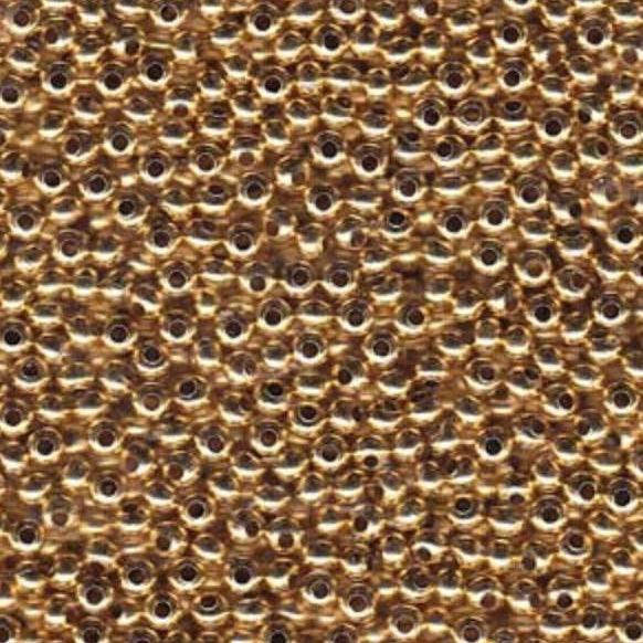 Metallperlen 6/0 - Heavy Metal Seed Beads - 24k gold plated - bead&more