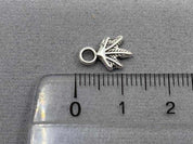 Anhänger Metall "Ahornblatt" 12 mm, Farbe altsilber - bead&more