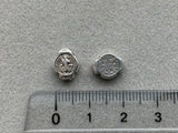 Metallperle "Religious", silber