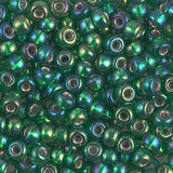 Miyuki 6/0 Round Seed Bead, Farbe S/L Green AB