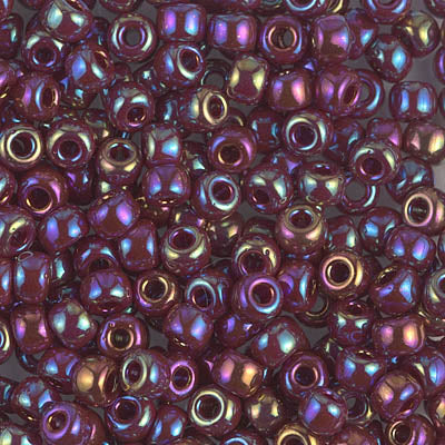Perle de rocaille ronde Miyuki 6/0, couleur OP Chocolat AB