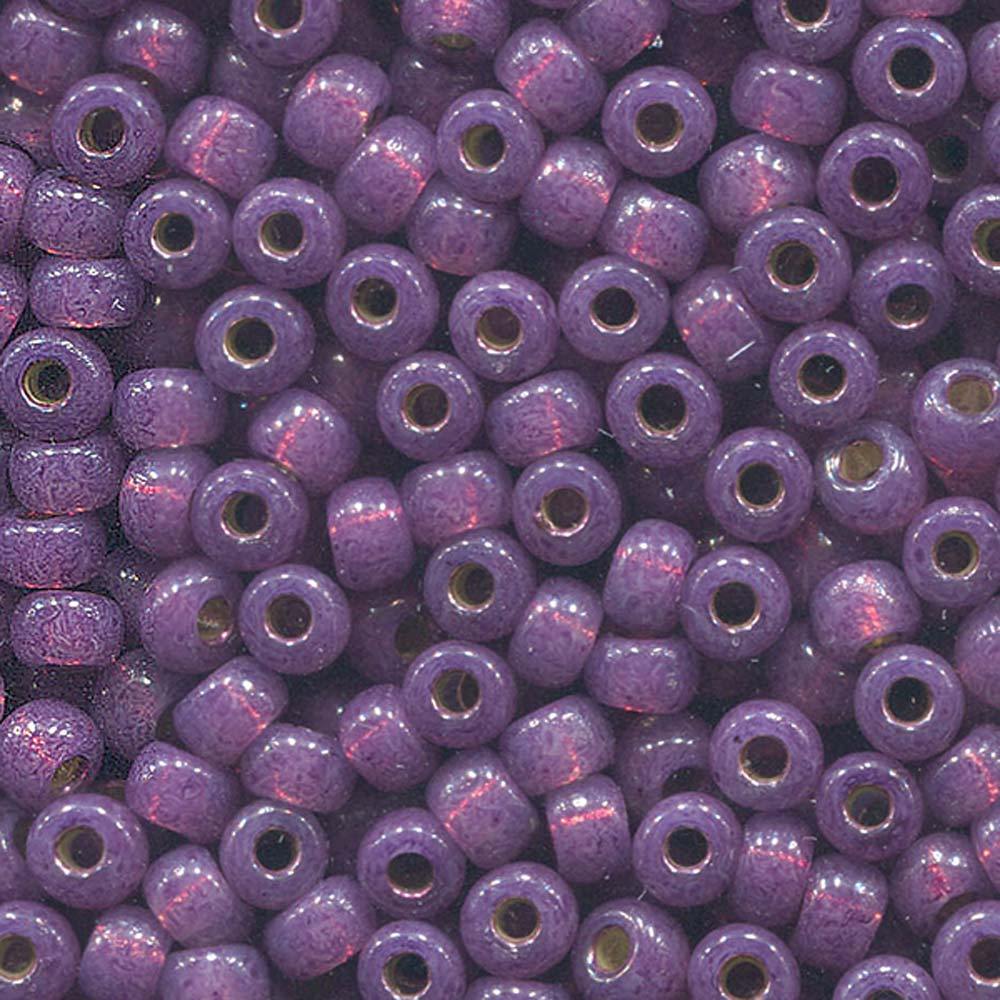 Miyuki 6/0 Round Seed Bead, Farbe S/L Dyed Dark Lilac - bead&more