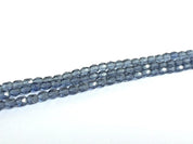 Glasschliffperlen feuerpoliert 4mm, Farbe A28 Montana - bead&more