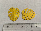 Anhänger Metall "Tropisches Blatt", Farbe gold