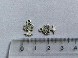 Anhänger Metall "Baum", Farbe silber