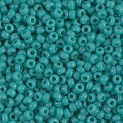 Miyuki 8/0 Round Seed Bead, Farbe Opaque Turquoise Grn - bead&more