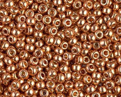 0 Round Seed Bead, Farbe Duracoat Galv Muscat - bead&more