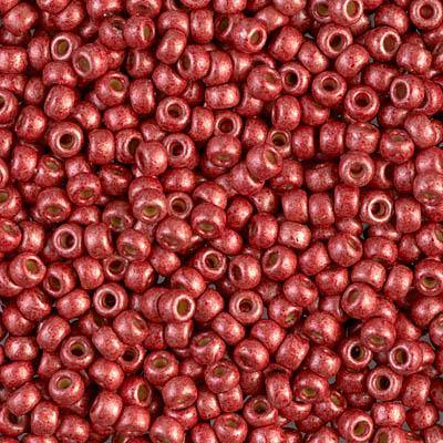 Miyuki 6/0 Round Seed Bead, Farbe Duracoat Galv Berry - bead&more
