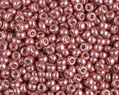 0 Round Seed Bead, Farbe Duracoat Galv Dk Coral - bead&more