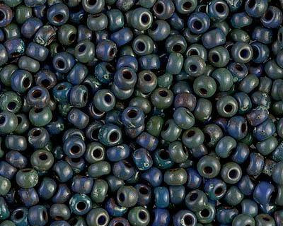 0 Round Seed Bead, Farbe Picasso Montana - bead&more