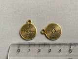 Anhänger Metall "Labyrinth", Farbe gold