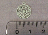Anhänger Metall "Bohemian Mandala", Farbe mint