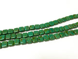 CZECH MATES 2-LOCH TILE 6MM, Farbe 17 PICASSO GREEN TURQUOISE