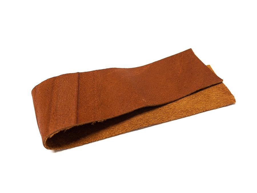 Lederstreifen 3 cm -  Farbe 09 saddle brown - bead&more
