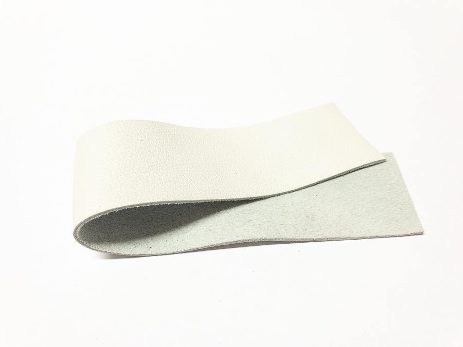 Lederstreifen 3 cm -  Farbe 12 white - bead&more