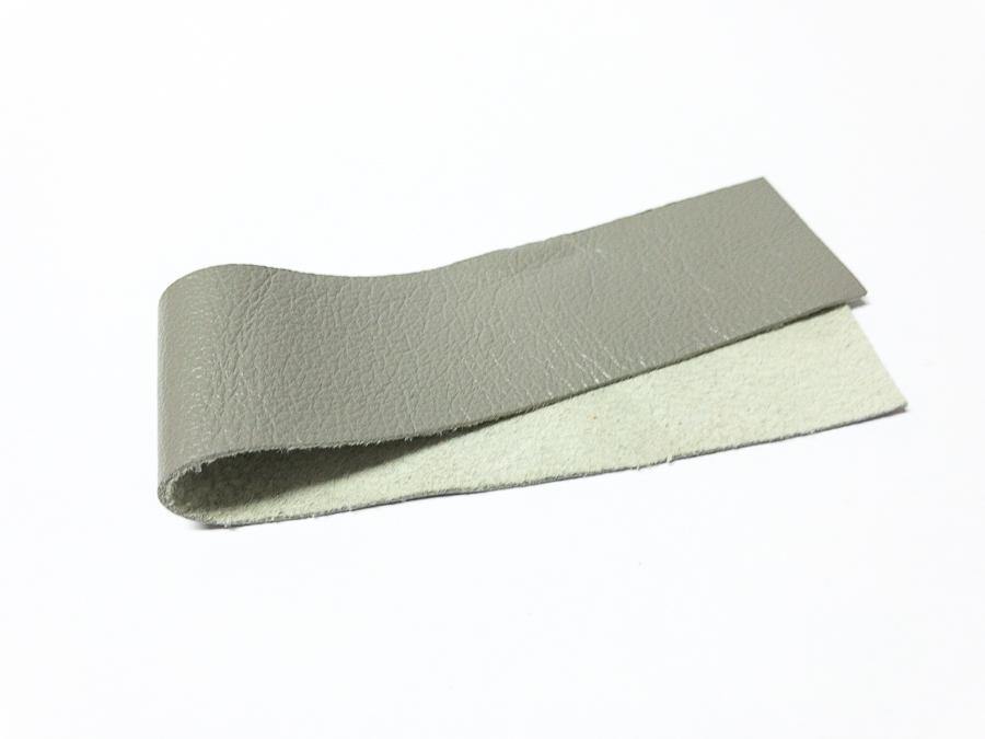 Lederstreifen 3 cm -  Farbe 13 grey - bead&more