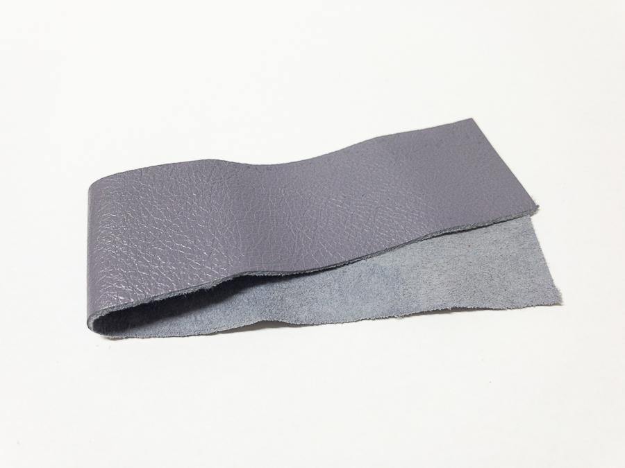 Lederstreifen 3 cm -  Farbe 18 lila grey - bead&more
