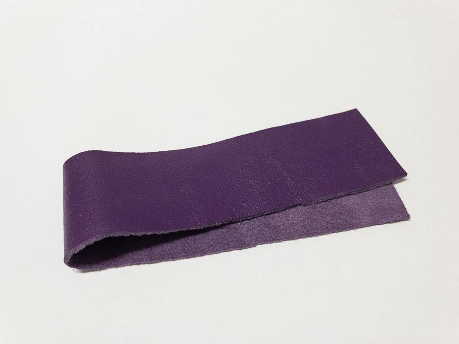 Lederstreifen 3 cm -  Farbe 19 purple - bead&more