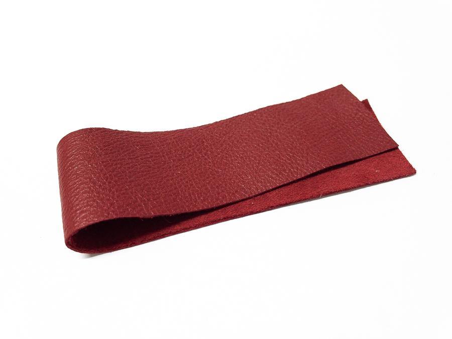 Lederstreifen 3 cm -  Farbe 21 red - bead&more