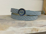 2-faches Lederarmband mit verstellbarem Verschluss