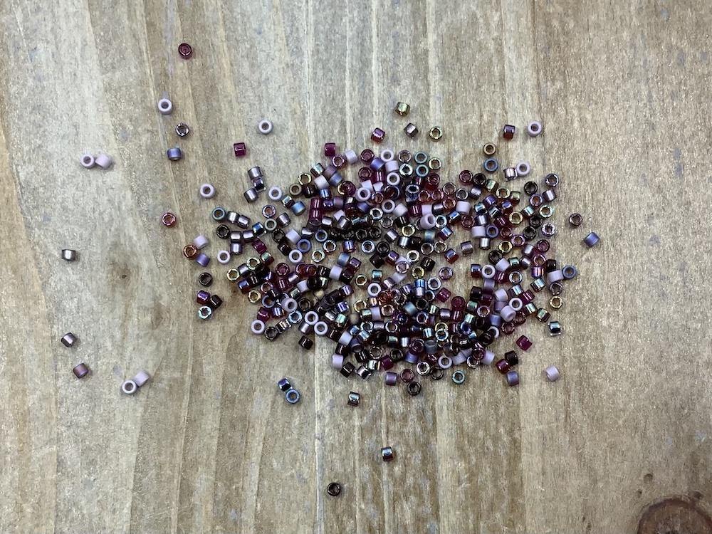 Delica Glasperlen 11/0 - Mix Vineyard - bead&more
