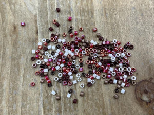 Delica Glasperlen 11/0 - Mix Choc Covered Cherries - bead&more