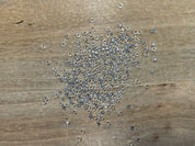 Perles de verre Delica 11/0 - Cristal doublé d'argent