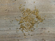 Perle di vetro Delica 11/0 - Argento foderato oro