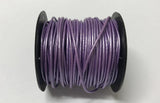 Lederkordel rund 1 mm, Farbe 19 metallic orchid