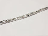 Glasschliffperlen feuerpoliert 6 mm, Farbe A18 Silver