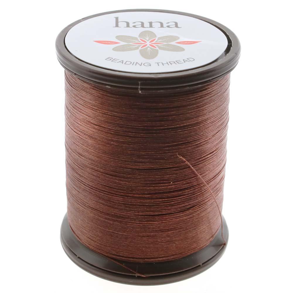 Perlenfaden - Hana beading thread - Farbe 28 acorn - bead&more