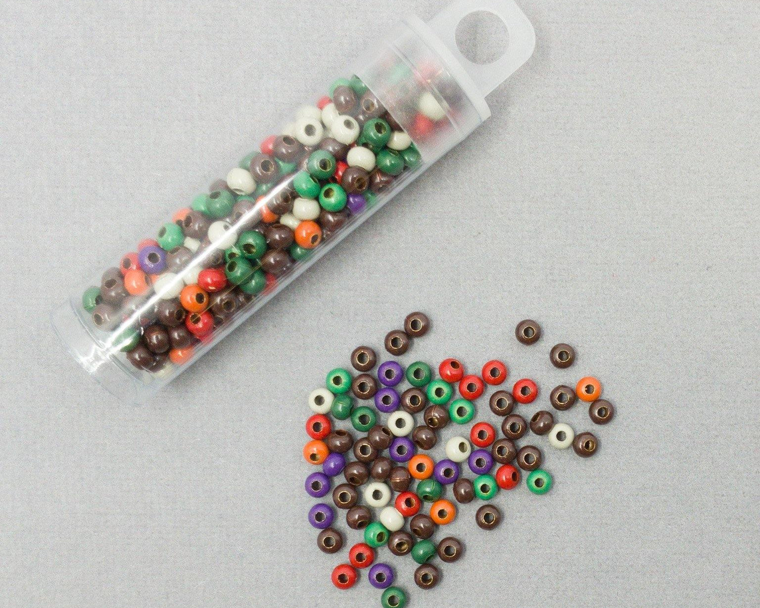 0 - Heavy Metal Seed Beads - MIX Multicolor - bead&more