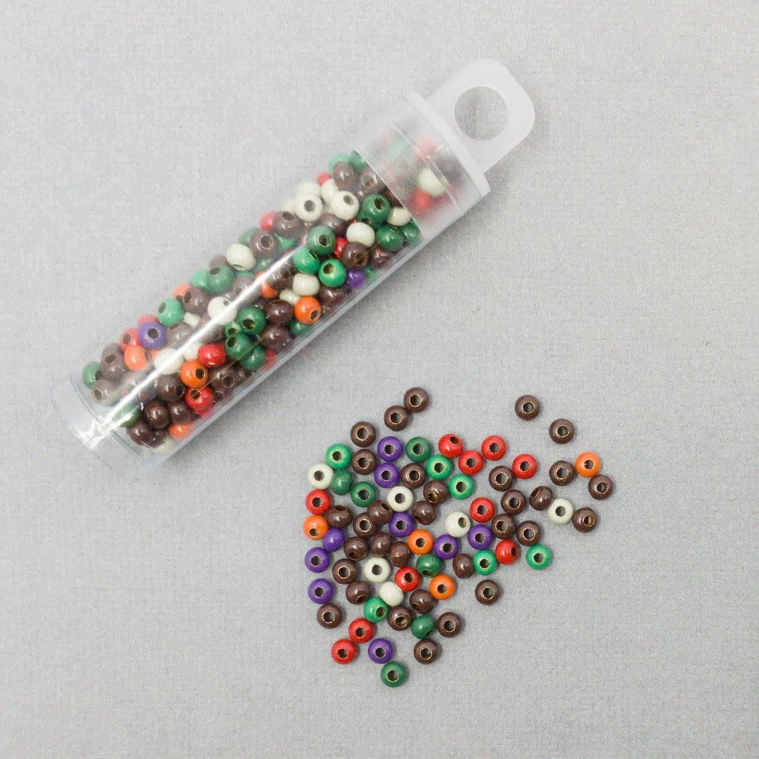 Metallperlen 8/0 - Heavy Metal Seed Beads - MIX Multicolor - bead&more