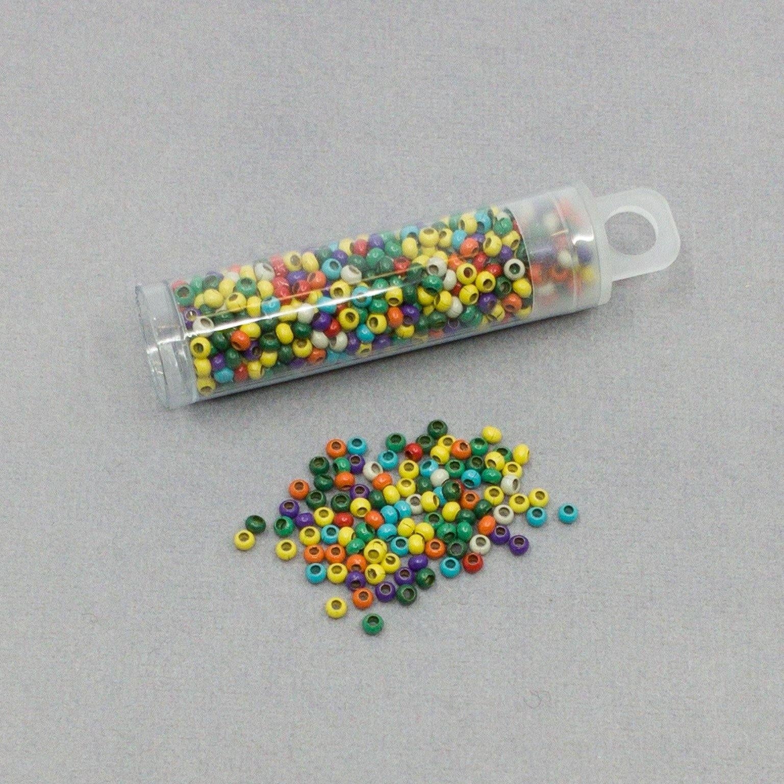 Metallperlen 11/0 - Heavy Metal Seed Beads - MIX Multicolor - bead&more