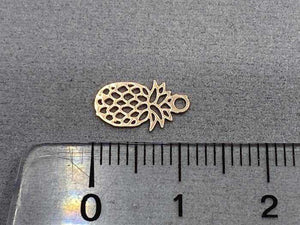 Anhänger Metall Ananas 11 mm, Farbe roségold - bead&more