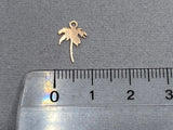 Anhänger Metall "Palme" 12 mm, Farbe roségold