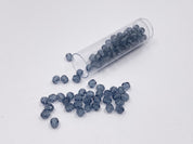 Perles de verre polies au feu 4mm, couleur A28 Montana