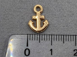 Anhänger Metall Anker 12 mm, Farbe roségold